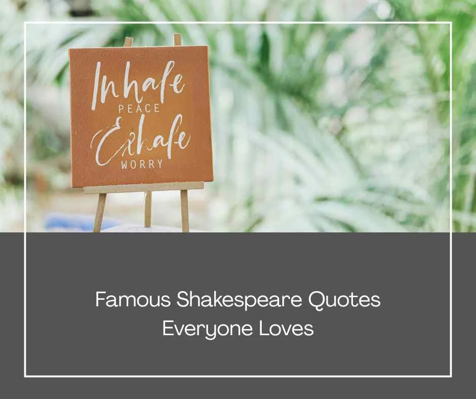 Shakespeare Quotes