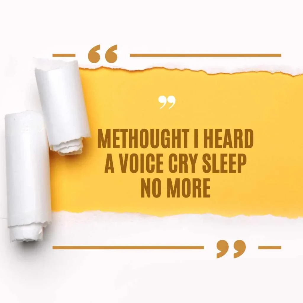 Macbeth Guilt Quotes